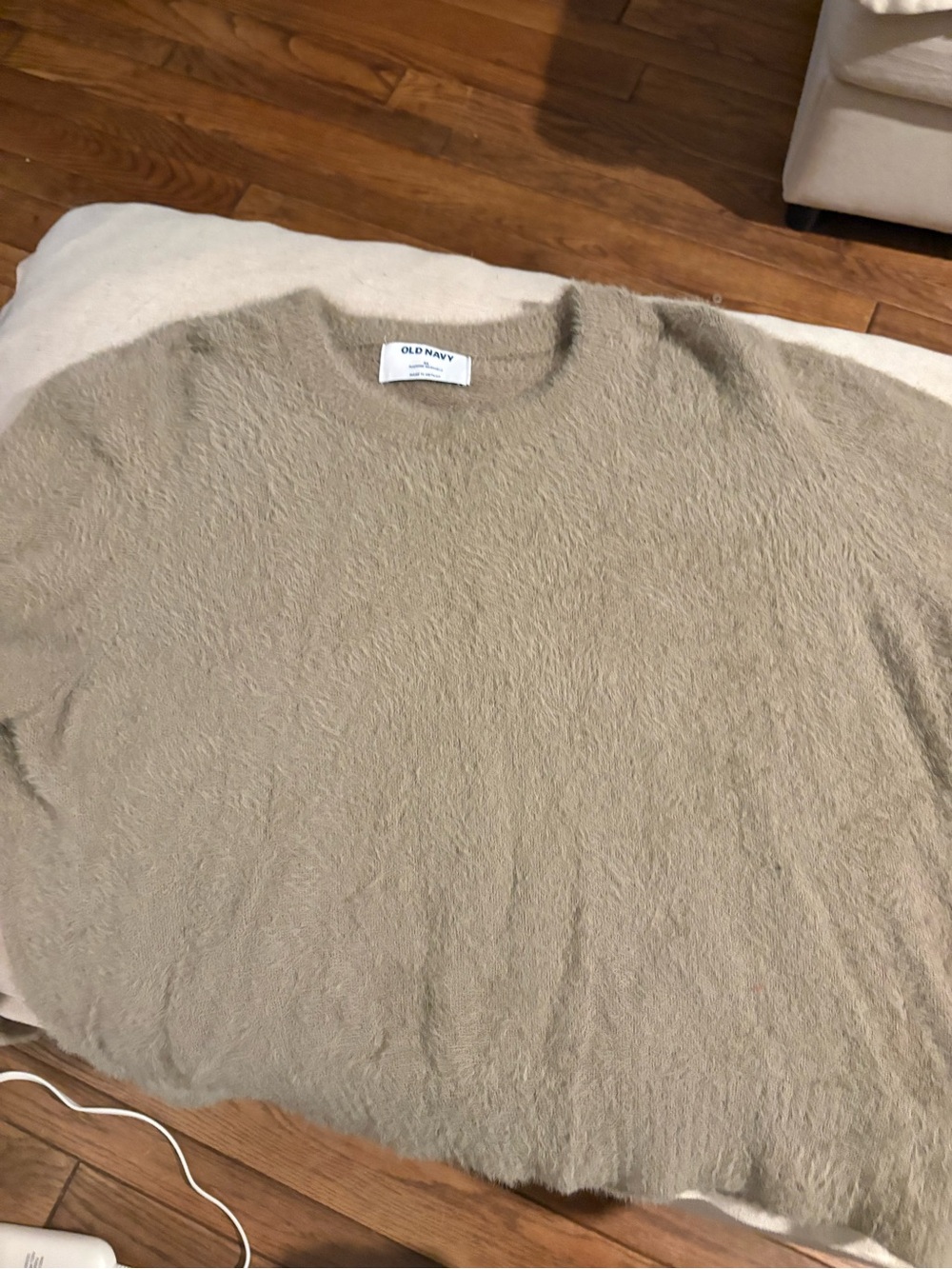 Old Navy Men's Beige Crewneck Sweater